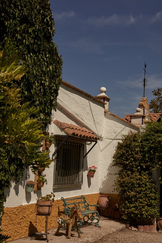 Architectural Details of a Countryside Hotel